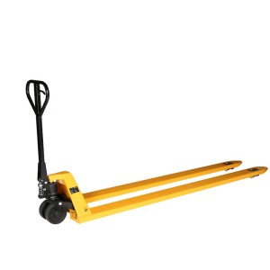 Transpaletas manuales de horquillas largas
